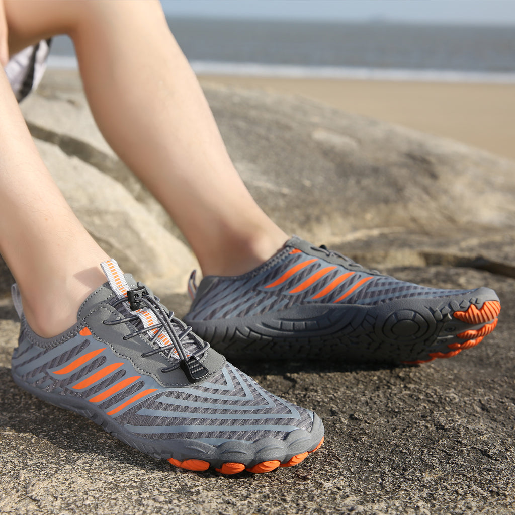Grounded Footwear for Women Barefoot Shoes,Grounded Footwear for Mens,Hike Barefoot Shoes Womens Footwear,2025 New Comfortable Non-Slip Barefoot Vitality Shoes,Men's Women's Water Shoes Wide Toe Box