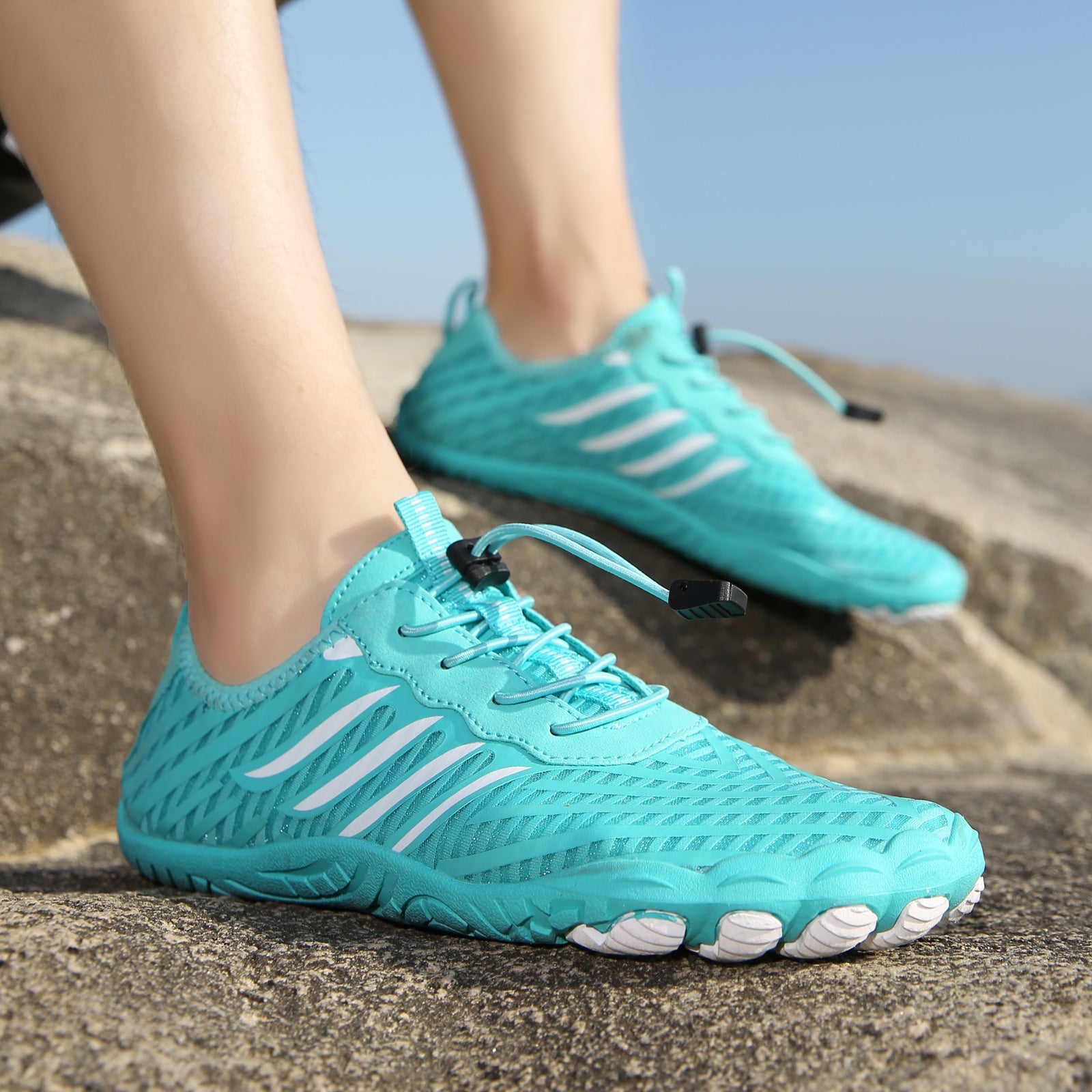 Grounded Footwear for Women Barefoot Shoes,Grounded Footwear for Mens,Hike Barefoot Shoes Womens Footwear,2025 New Comfortable Non-Slip Barefoot Vitality Shoes,Men's Women's Water Shoes Wide Toe Box