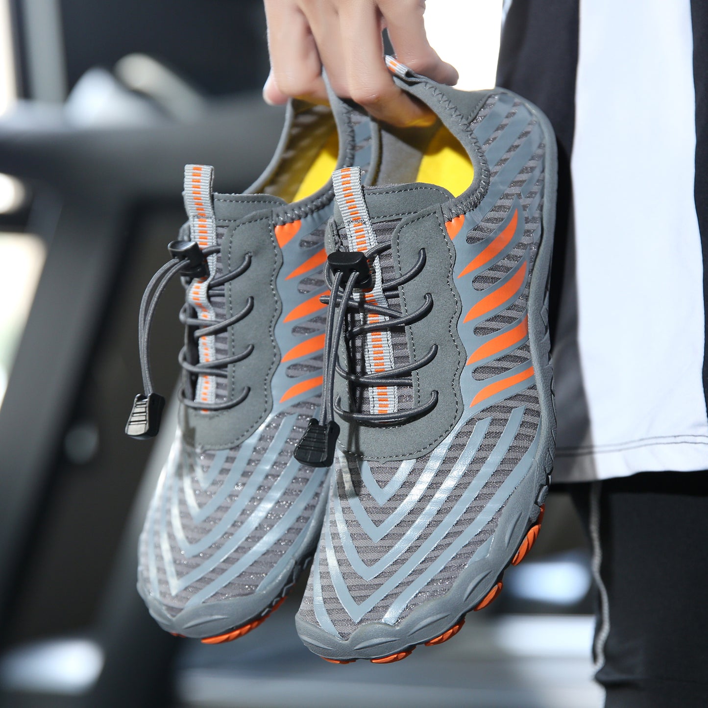 Grounded Footwear for Women Barefoot Shoes,Grounded Footwear for Mens,Hike Barefoot Shoes Womens Footwear,2025 New Comfortable Non-Slip Barefoot Vitality Shoes,Men's Women's Water Shoes Wide Toe Box