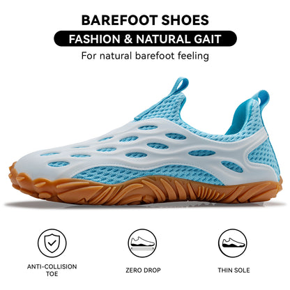 Barefoot Shoes Women Men Fashion Sneakers - Zero Drop Wide Toe Box Shoes Comfortable for Hiking,Walking,Gym,Fitness,Trail Running,Casual Outdoor & Daily Wear - Non-Slip Beach Water Shoe