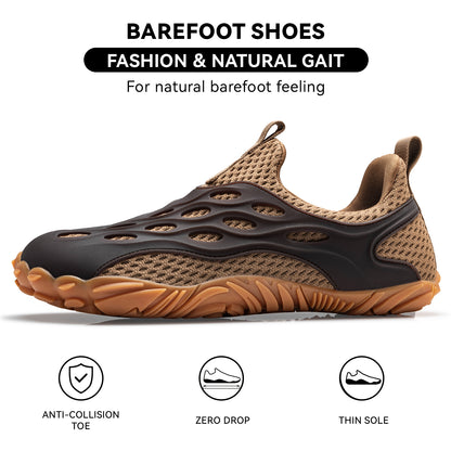 Barefoot Shoes Women Men Fashion Sneakers - Zero Drop Wide Toe Box Shoes Comfortable for Hiking,Walking,Gym,Fitness,Trail Running,Casual Outdoor & Daily Wear - Non-Slip Beach Water Shoe