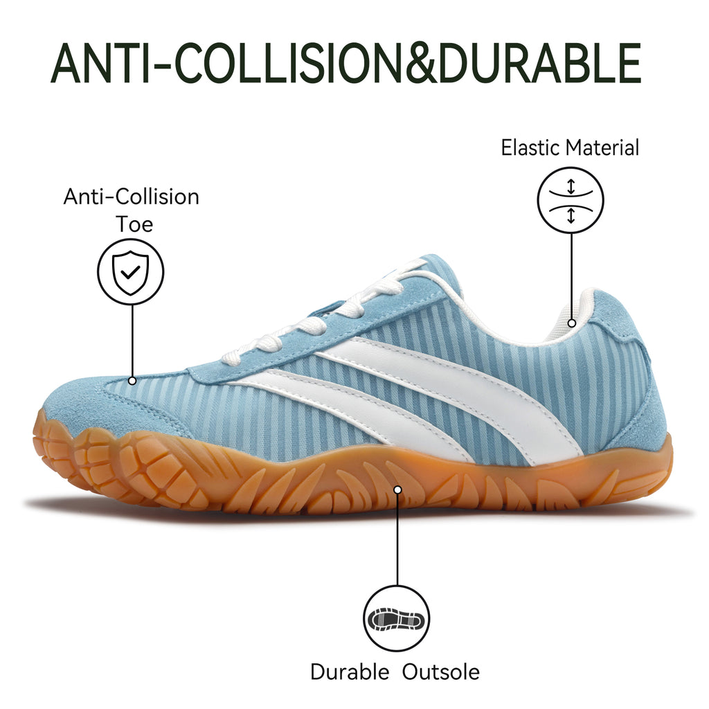 Barefoot Shoes Women Casual Sneakers,Wide Toe Box Shoes Women Zero Drop Barefoot Shoe Men,Minimalist Trail Running Shoe,Non-Slip Lightweight Breathable Comfortable Fashion Walking Hiking Shoes Unisex