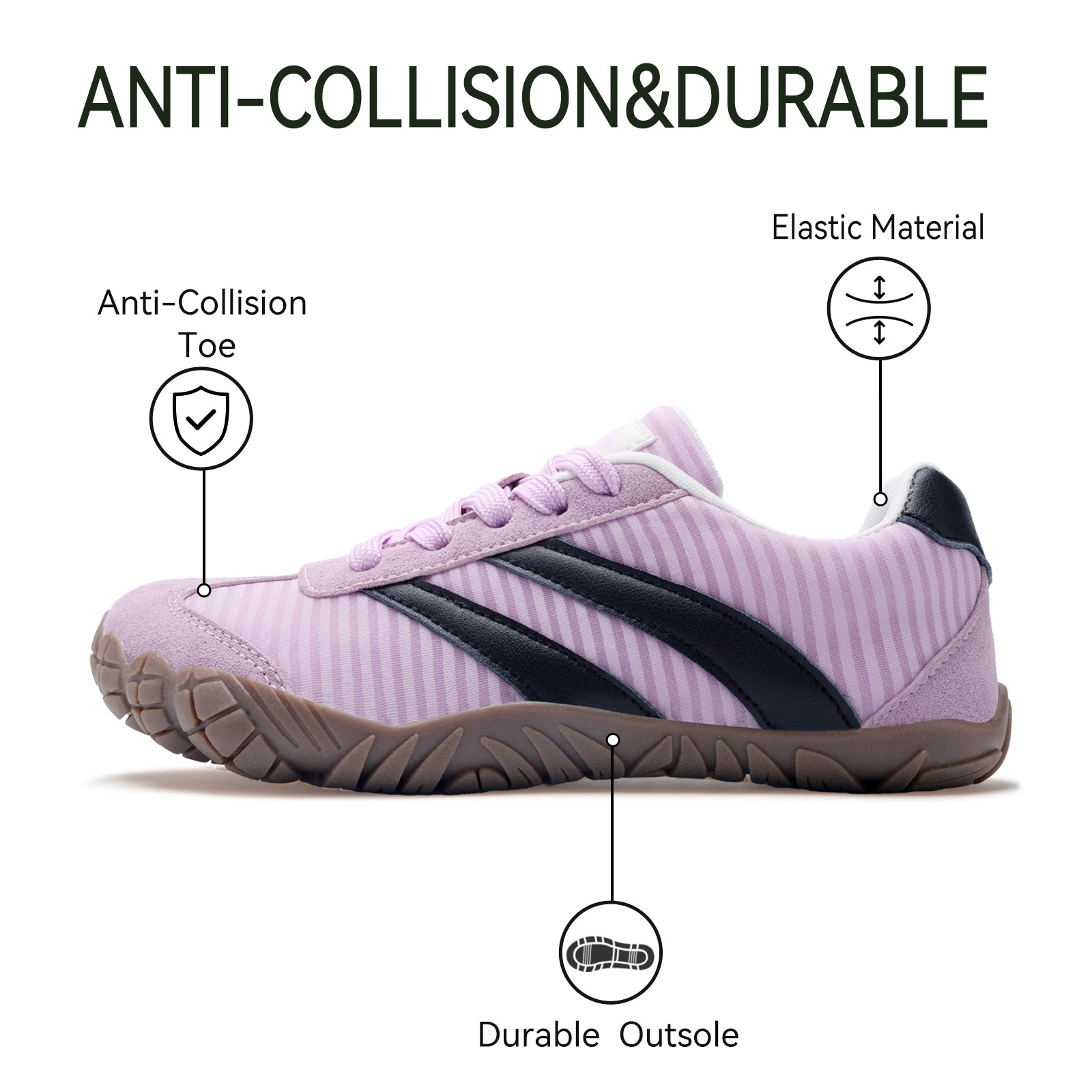 Barefoot Shoes Women Casual Sneakers,Wide Toe Box Shoes Women Zero Drop Barefoot Shoe Men,Minimalist Trail Running Shoe,Non-Slip Lightweight Breathable Comfortable Fashion Walking Hiking Shoes Unisex B1388