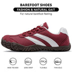 Barefoot Shoes Women Casual Sneakers,Wide Toe Box Shoes Women Zero Drop Barefoot Shoe Men,Minimalist Trail Running Shoe,Non-Slip Lightweight Breathable Comfortable Fashion Walking Hiking Shoes Unisex B1388