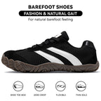 Barefoot Shoes Women Casual Sneakers,Wide Toe Box Shoes Women Zero Drop Barefoot Shoe Men,Minimalist Trail Running Shoe,Non-Slip Lightweight Breathable Comfortable Fashion Walking Hiking Shoes Unisex B1388
