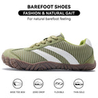 Barefoot Shoes Women Casual Sneakers,Wide Toe Box Shoes Women Zero Drop Barefoot Shoe Men,Minimalist Trail Running Shoe,Non-Slip Lightweight Breathable Comfortable Fashion Walking Hiking Shoes Unisex B1388