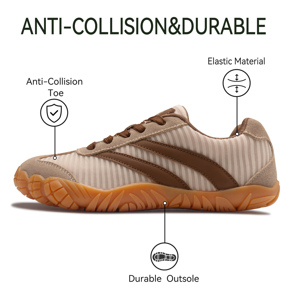 Barefoot Shoes Women Casual Sneakers,Wide Toe Box Shoes Women Zero Drop Barefoot Shoe Men,Minimalist Trail Running Shoe,Non-Slip Lightweight Breathable Comfortable Fashion Walking Hiking Shoes Unisex
