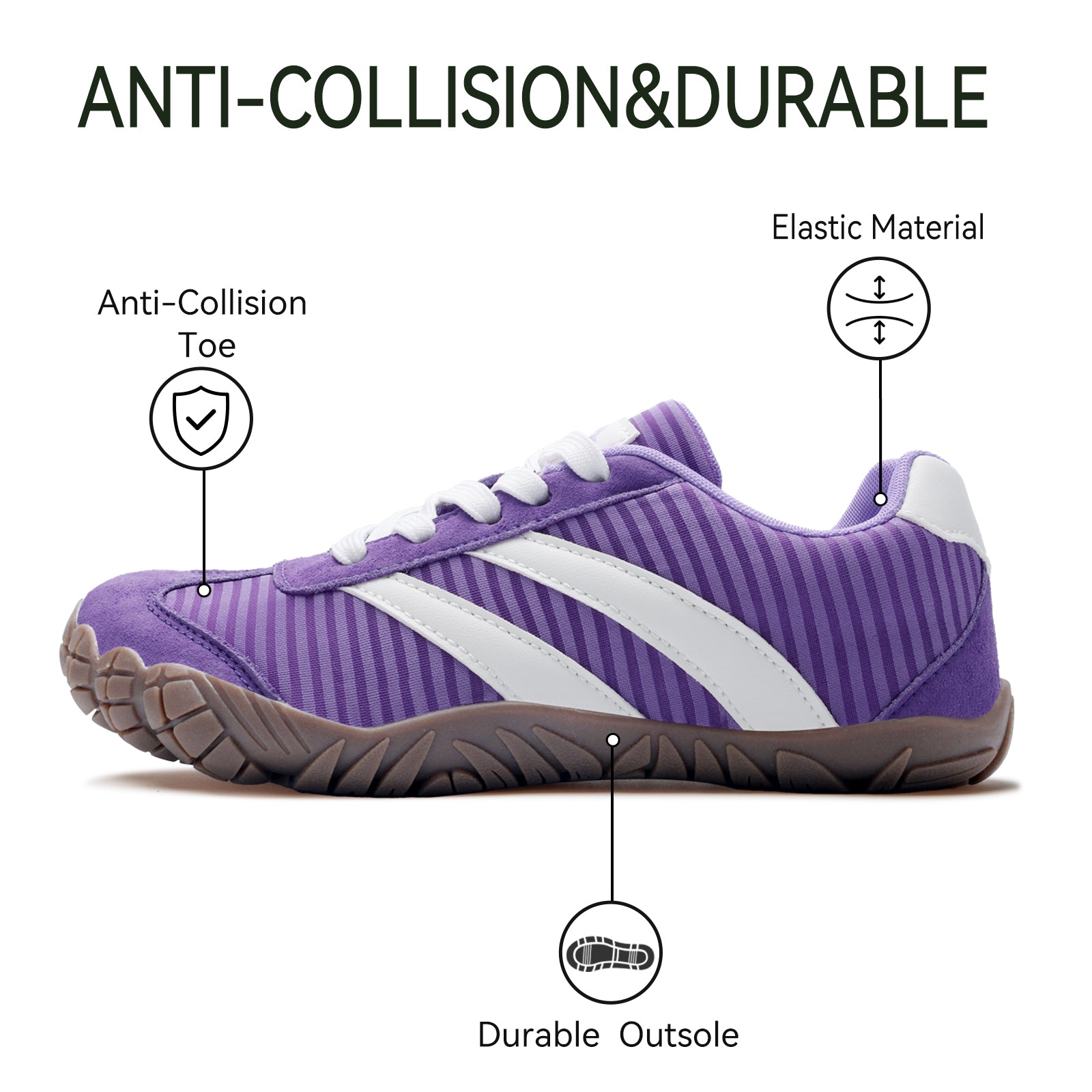 Barefoot Shoes Women Casual Sneakers,Wide Toe Box Shoes Women Zero Drop Barefoot Shoe Men,Minimalist Trail Running Shoe,Non-Slip Lightweight Breathable Comfortable Fashion Walking Hiking Shoes Unisex B1388