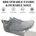 Barezoey 2026 New Hiking Barefoot Shoes Womens Mens Footwear,Wide Toe Box Water Shoe for Women Men,Zero Drop Comfortable & Non-Slip Barefoot Vitality Shoe Women's Athletic Footwear for Walking Hiking