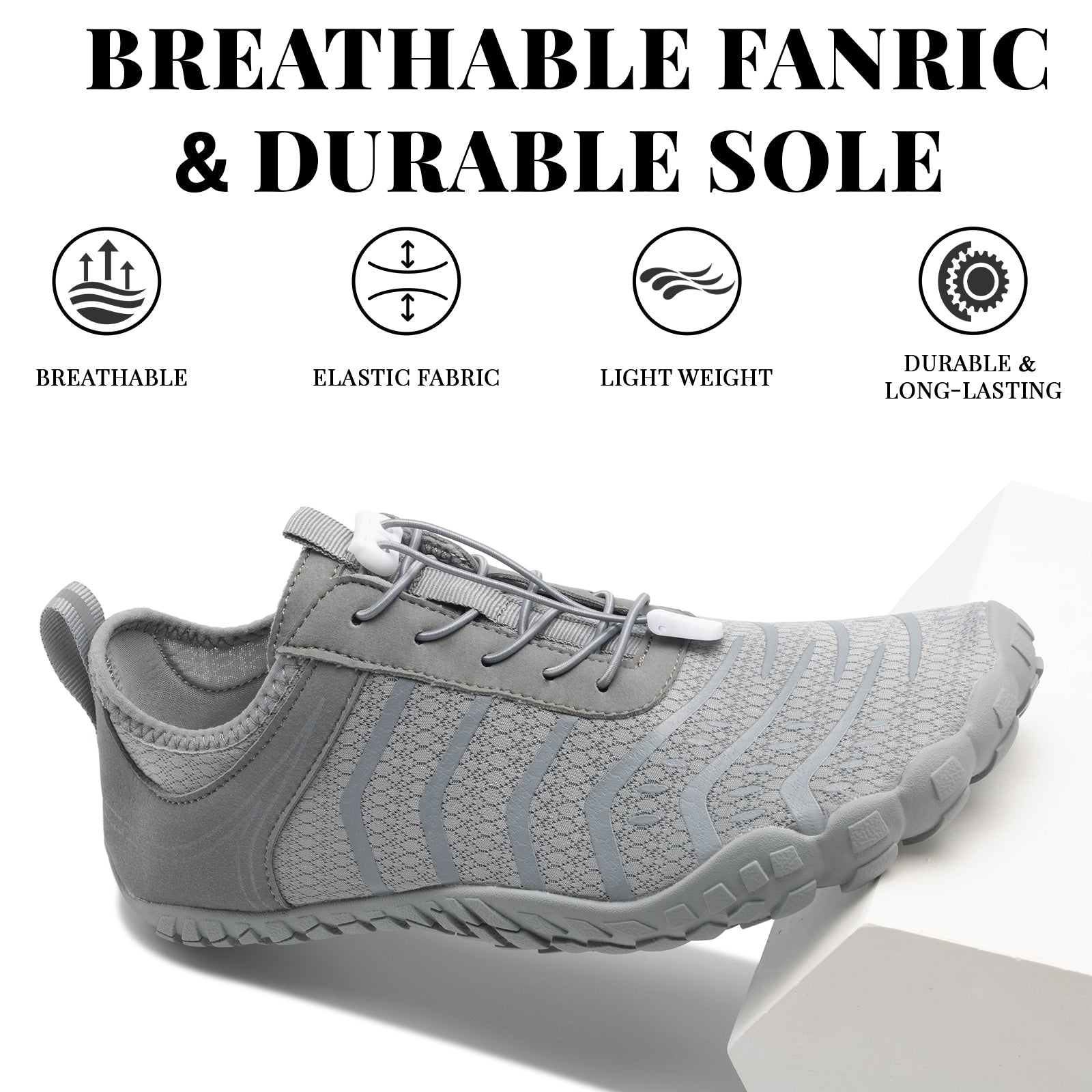Barezoey 2026 New Hiking Barefoot Shoes Womens Mens Footwear,Wide Toe Box Water Shoe for Women Men,Zero Drop Comfortable & Non-Slip Barefoot Vitality Shoe Women's Athletic Footwear for Walking Hiking