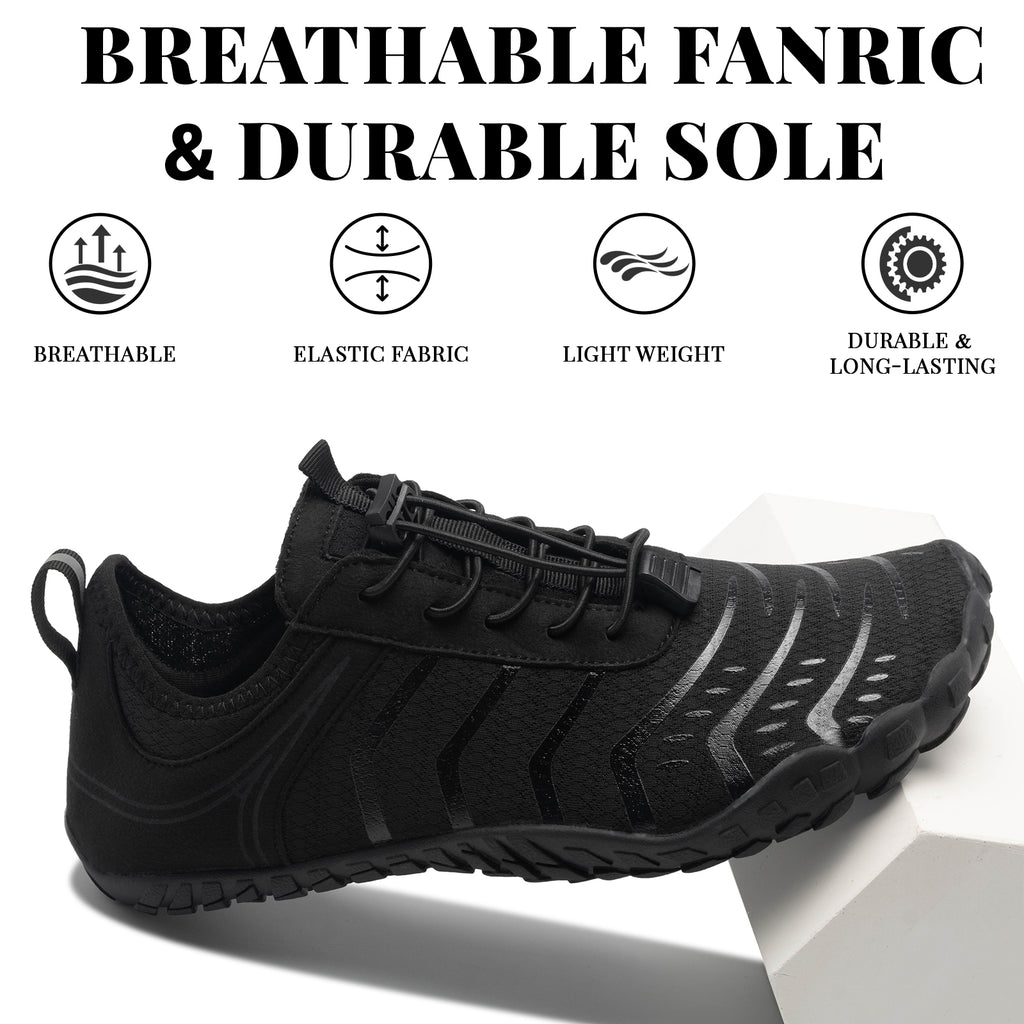 Barezoey 2026 New Hiking Barefoot Shoes Womens Mens Footwear,Wide Toe Box Water Shoe for Women Men,Zero Drop Comfortable & Non-Slip Barefoot Vitality Shoe Women's Athletic Footwear for Walking Hiking