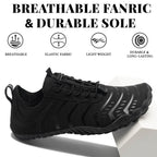 Barezoey 2026 New Hiking Barefoot Shoes Womens Mens Footwear,Wide Toe Box Water Shoe for Women Men,Zero Drop Comfortable & Non-Slip Barefoot Vitality Shoe Women's Athletic Footwear for Walking Hiking