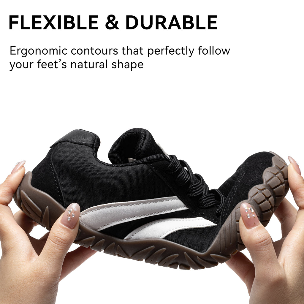 Barefoot Shoes Women Casual Sneakers,Wide Toe Box Shoes Women Zero Drop Barefoot Shoe Men,Minimalist Trail Running Shoe,Non-Slip Lightweight Breathable Comfortable Fashion Walking Hiking Shoes Unisex B1388