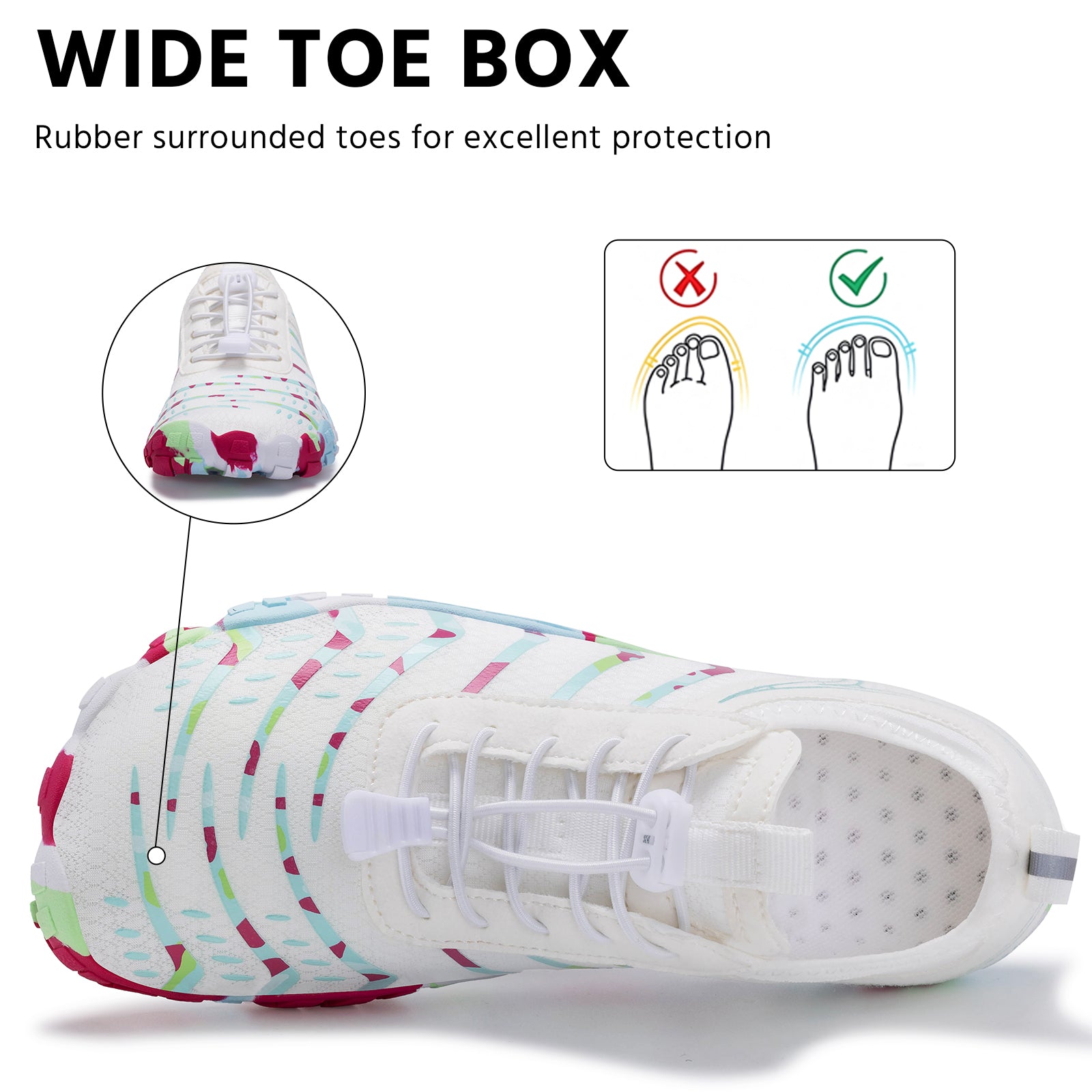 Barezoey 2026 New Hiking Barefoot Shoes Womens Mens Footwear,Wide Toe Box Water Shoe for Women Men,Zero Drop Comfortable & Non-Slip Barefoot Vitality Shoe Women's Athletic Footwear for Walking Hiking New