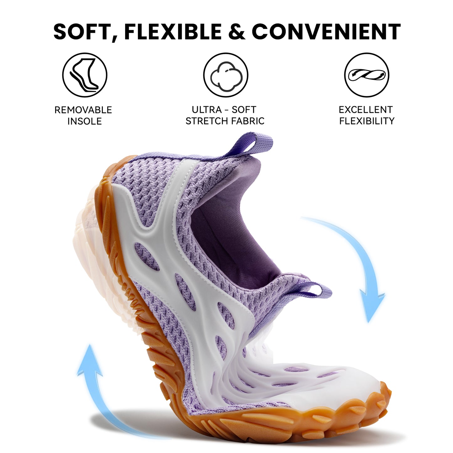Barefoot Shoes Women Men Fashion Sneakers - Zero Drop Wide Toe Box Shoes Comfortable for Hiking,Walking,Gym,Fitness,Trail Running,Casual Outdoor & Daily Wear - Non-Slip Beach Water Shoe