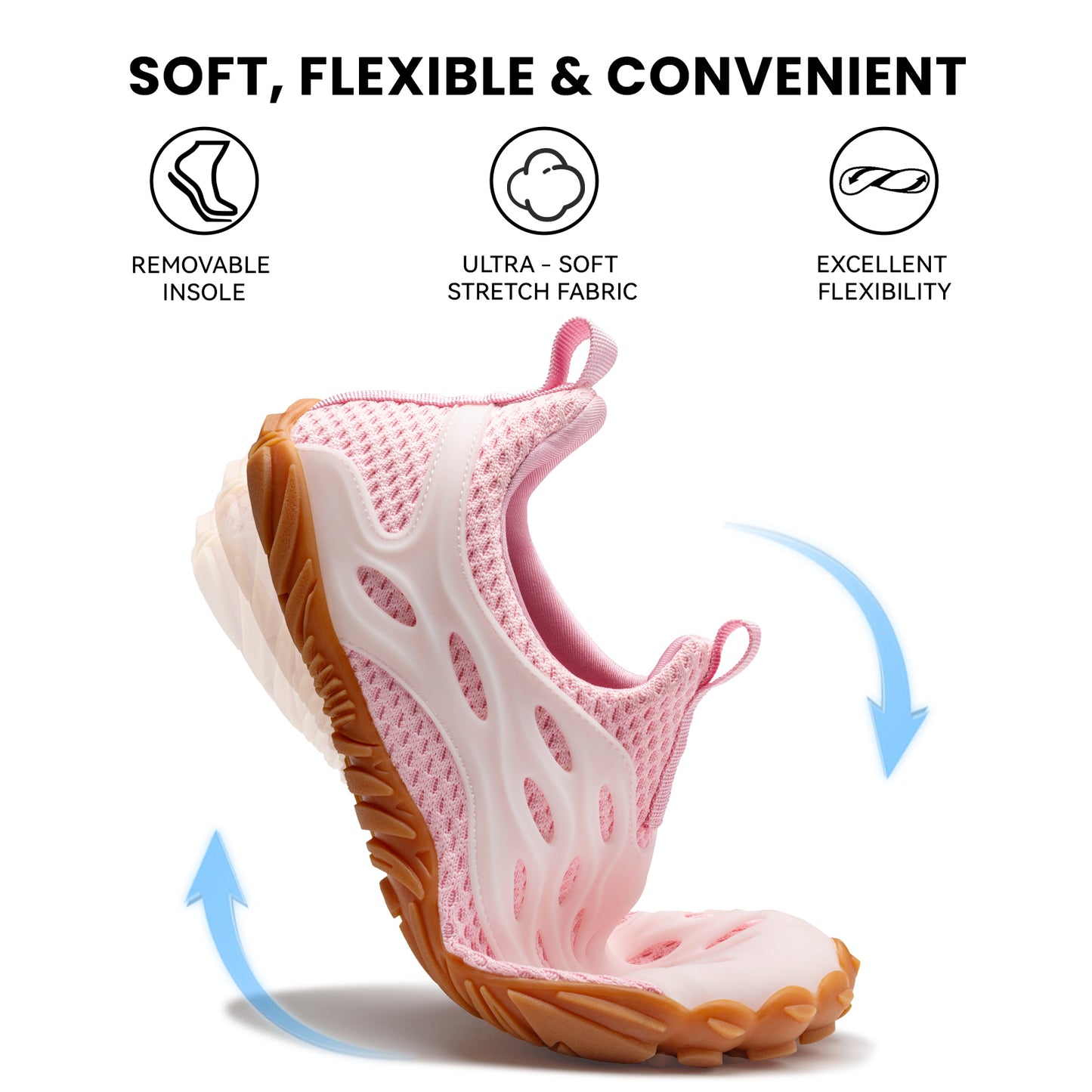 Barefoot Shoes Women Men Fashion Sneakers - Zero Drop Wide Toe Box Shoes Comfortable for Hiking,Walking,Gym,Fitness,Trail Running,Casual Outdoor & Daily Wear - Non-Slip Beach Water Shoe