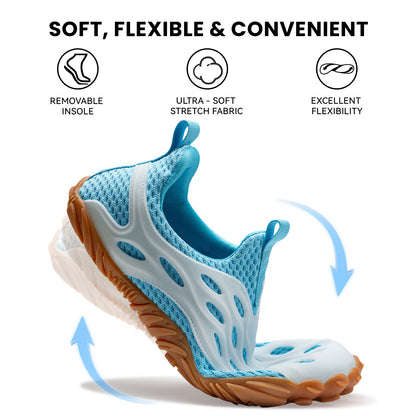 Barefoot Shoes Women Men Fashion Sneakers - Zero Drop Wide Toe Box Shoes Comfortable for Hiking,Walking,Gym,Fitness,Trail Running,Casual Outdoor & Daily Wear - Non-Slip Beach Water Shoe