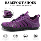 Barezoey 2026 New Hiking Barefoot Shoes Womens Mens Footwear,Wide Toe Box Water Shoe for Women Men,Zero Drop Comfortable & Non-Slip Barefoot Vitality Shoe Women's Athletic Footwear for Walking Hiking