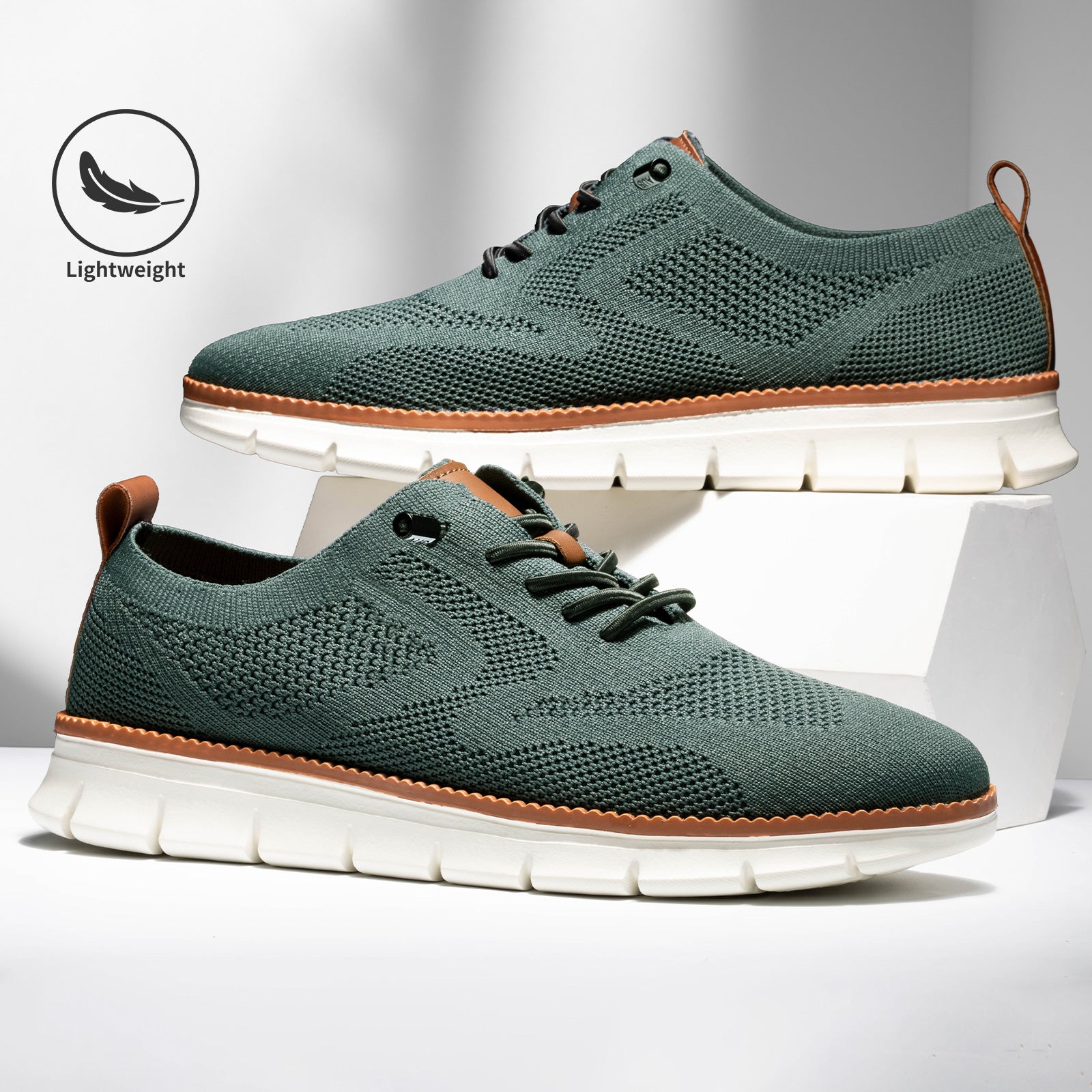 Wearbreeze Shoes for Men,Business Casual Shoes Mens,Comfortable Urban Dress Shoe for Men,Oxfords Mesh Sneakers,Breathable Upper Footwear,Lace-Up Lightweight Tennis Walking Shoe