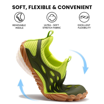 Barefoot Shoes Women Men Fashion Sneakers - Zero Drop Wide Toe Box Shoes Comfortable for Hiking,Walking,Gym,Fitness,Trail Running,Casual Outdoor & Daily Wear - Non-Slip Beach Water Shoe