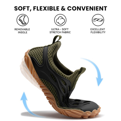 Barefoot Shoes Women Men Fashion Sneakers - Zero Drop Wide Toe Box Shoes Comfortable for Hiking,Walking,Gym,Fitness,Trail Running,Casual Outdoor & Daily Wear - Non-Slip Beach Water Shoe