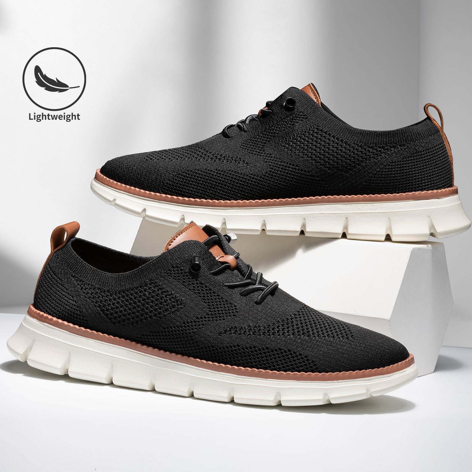Wearbreeze Shoes for Men,Business Casual Shoes Mens,Comfortable Urban Dress Shoe for Men,Oxfords Mesh Sneakers,Breathable Upper Footwear,Lace-Up Lightweight Tennis Walking Shoe