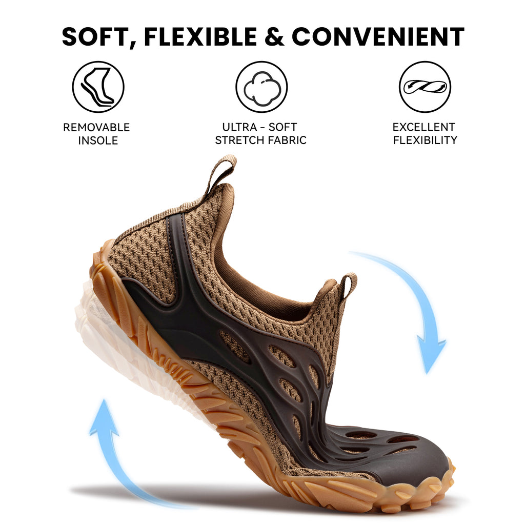 Barefoot Shoes Women Men Fashion Sneakers - Zero Drop Wide Toe Box Shoes Comfortable for Hiking,Walking,Gym,Fitness,Trail Running,Casual Outdoor & Daily Wear - Non-Slip Beach Water Shoe
