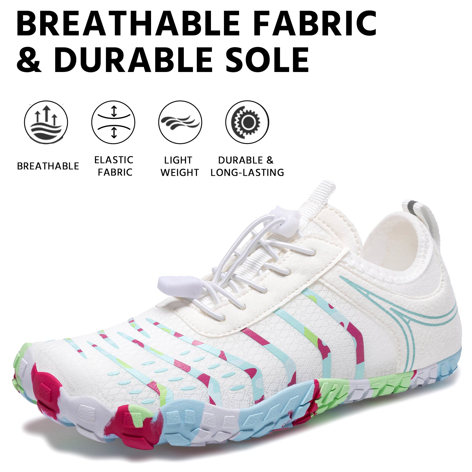 Barezoey 2026 New Hiking Barefoot Shoes Womens Mens Footwear,Wide Toe Box Water Shoe for Women Men,Zero Drop Comfortable & Non-Slip Barefoot Vitality Shoe Women's Athletic Footwear for Walking Hiking New