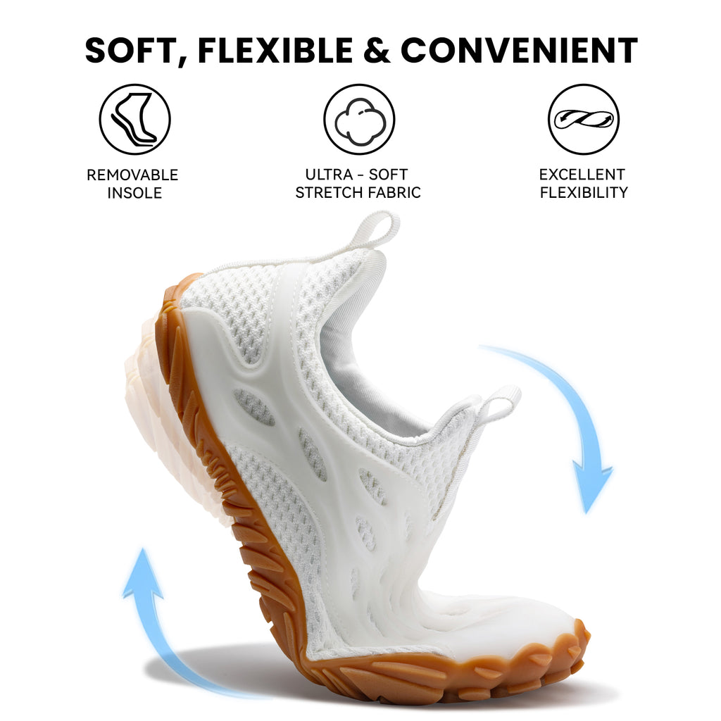 Barefoot Shoes Women Men Fashion Sneakers - Zero Drop Wide Toe Box Shoes Comfortable for Hiking,Walking,Gym,Fitness,Trail Running,Casual Outdoor & Daily Wear - Non-Slip Beach Water Shoe