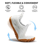 Barefoot Shoes Women Men Fashion Sneakers - Zero Drop Wide Toe Box Shoes Comfortable for Hiking,Walking,Gym,Fitness,Trail Running,Casual Outdoor & Daily Wear - Non-Slip Beach Water Shoe