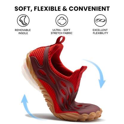Barefoot Shoes Women Men Fashion Sneakers - Zero Drop Wide Toe Box Shoes Comfortable for Hiking,Walking,Gym,Fitness,Trail Running,Casual Outdoor & Daily Wear - Non-Slip Beach Water Shoe