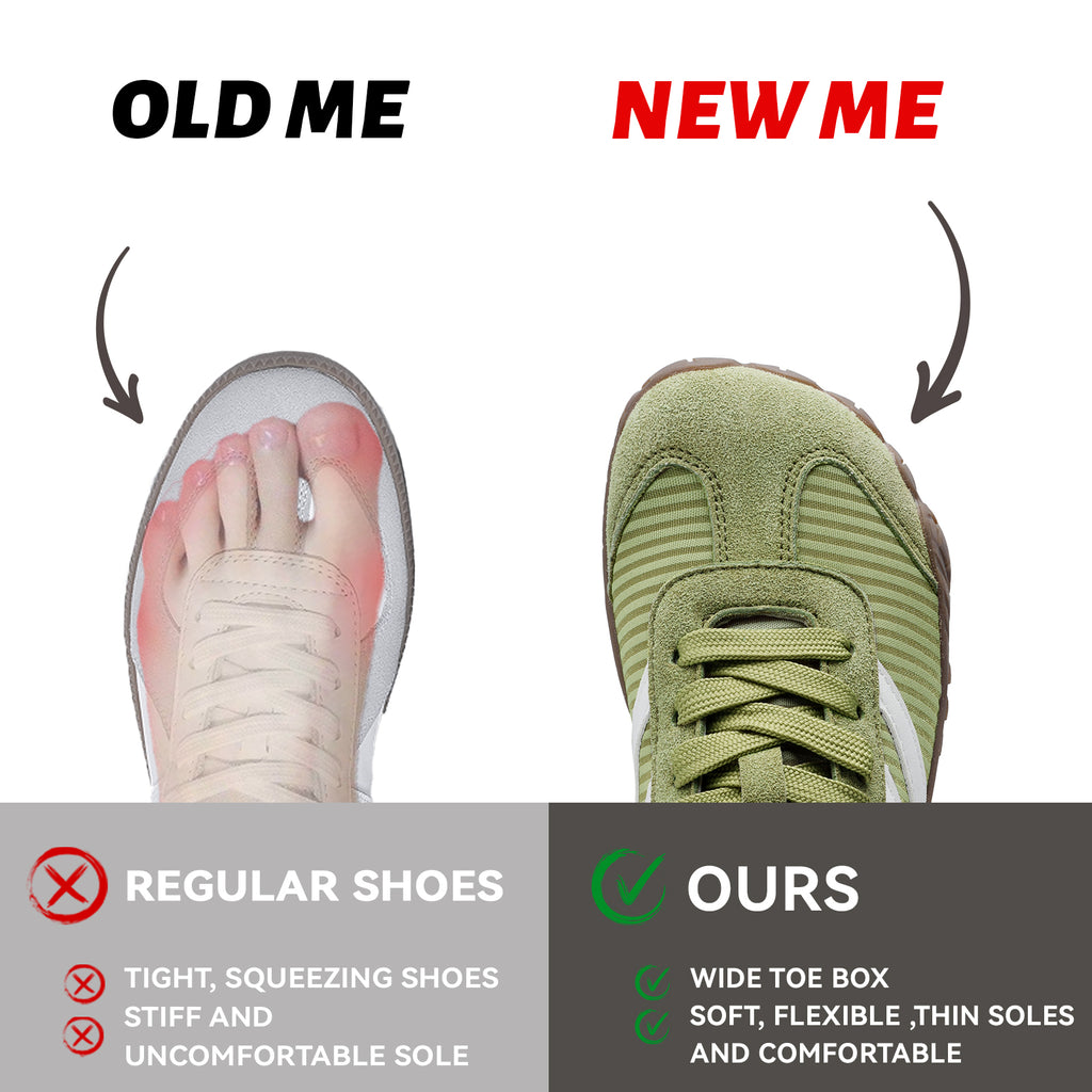Barefoot Shoes Women Casual Sneakers,Wide Toe Box Shoes Women Zero Drop Barefoot Shoe Men,Minimalist Trail Running Shoe,Non-Slip Lightweight Breathable Comfortable Fashion Walking Hiking Shoes Unisex B1388