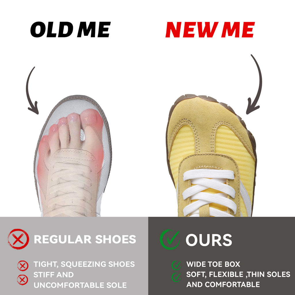 Barefoot Shoes Women Casual Sneakers,Wide Toe Box Shoes Women Zero Drop Barefoot Shoe Men,Minimalist Trail Running Shoe,Non-Slip Lightweight Breathable Comfortable Fashion Walking Hiking Shoes Unisex B1388