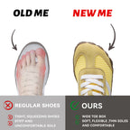 Barefoot Shoes Women Casual Sneakers,Wide Toe Box Shoes Women Zero Drop Barefoot Shoe Men,Minimalist Trail Running Shoe,Non-Slip Lightweight Breathable Comfortable Fashion Walking Hiking Shoes Unisex B1388