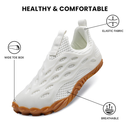 Barefoot Shoes Women Men Fashion Sneakers - Zero Drop Wide Toe Box Shoes Comfortable for Hiking,Walking,Gym,Fitness,Trail Running,Casual Outdoor & Daily Wear - Non-Slip Beach Water Shoe