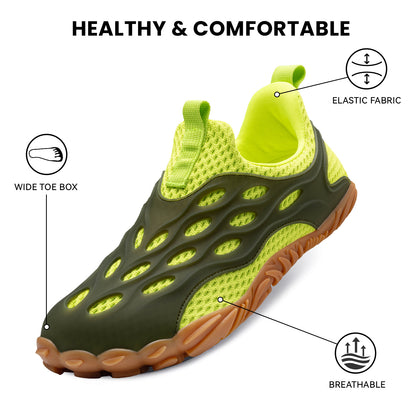 Barefoot Shoes Women Men Fashion Sneakers - Zero Drop Wide Toe Box Shoes Comfortable for Hiking,Walking,Gym,Fitness,Trail Running,Casual Outdoor & Daily Wear - Non-Slip Beach Water Shoe