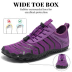 Barezoey 2026 New Hiking Barefoot Shoes Womens Mens Footwear,Wide Toe Box Water Shoe for Women Men,Zero Drop Comfortable & Non-Slip Barefoot Vitality Shoe Women's Athletic Footwear for Walking Hiking