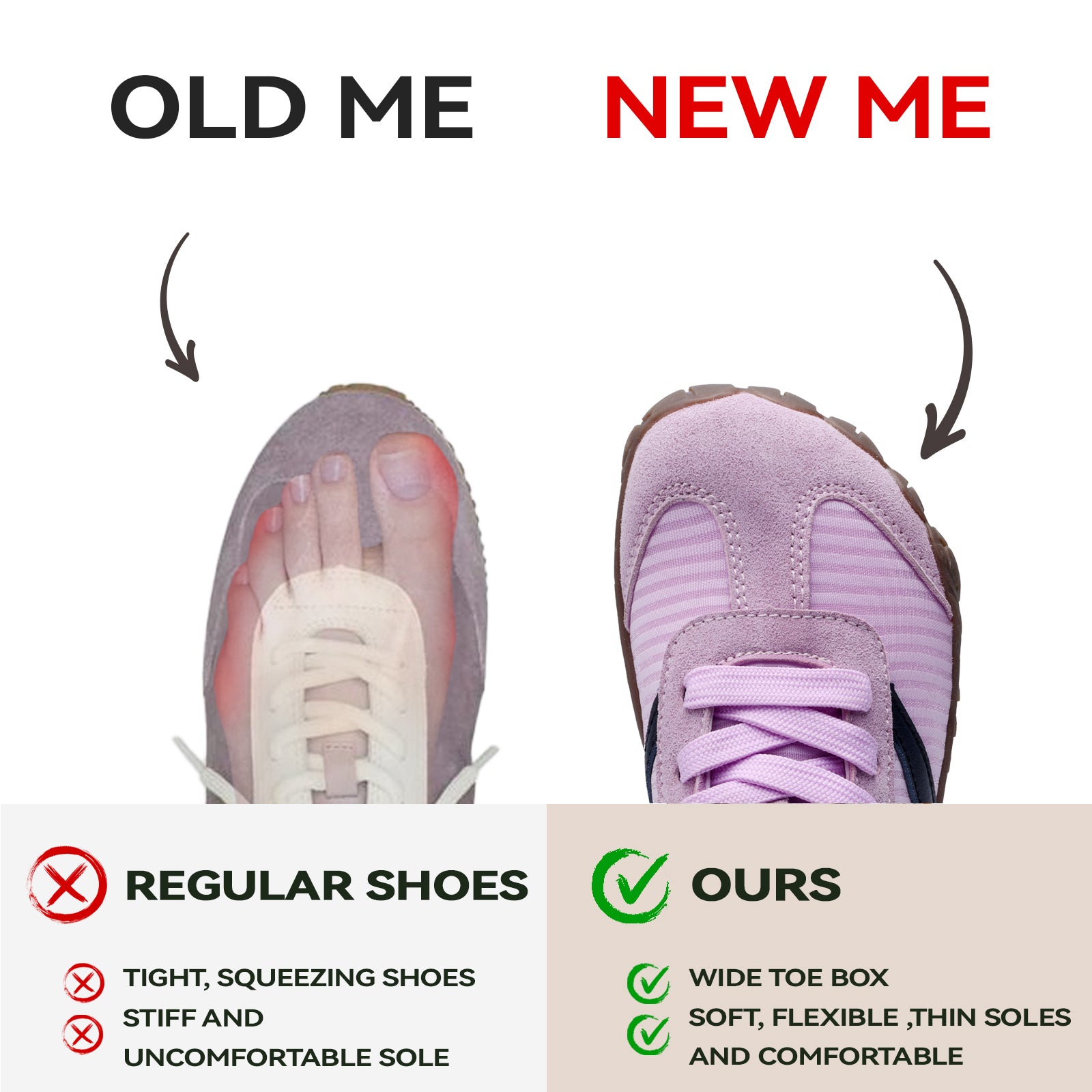 Barefoot Shoes Women Casual Sneakers,Wide Toe Box Shoes Women Zero Drop Barefoot Shoe Men,Minimalist Trail Running Shoe,Non-Slip Lightweight Breathable Comfortable Fashion Walking Hiking Shoes Unisex B1388