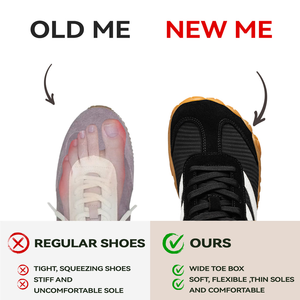 Barefoot Shoes Women Casual Sneakers,Wide Toe Box Shoes Women Zero Drop Barefoot Shoe Men,Minimalist Trail Running Shoe,Non-Slip Lightweight Breathable Comfortable Fashion Walking Hiking Shoes Unisex