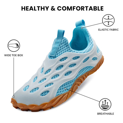 Barefoot Shoes Women Men Fashion Sneakers - Zero Drop Wide Toe Box Shoes Comfortable for Hiking,Walking,Gym,Fitness,Trail Running,Casual Outdoor & Daily Wear - Non-Slip Beach Water Shoe