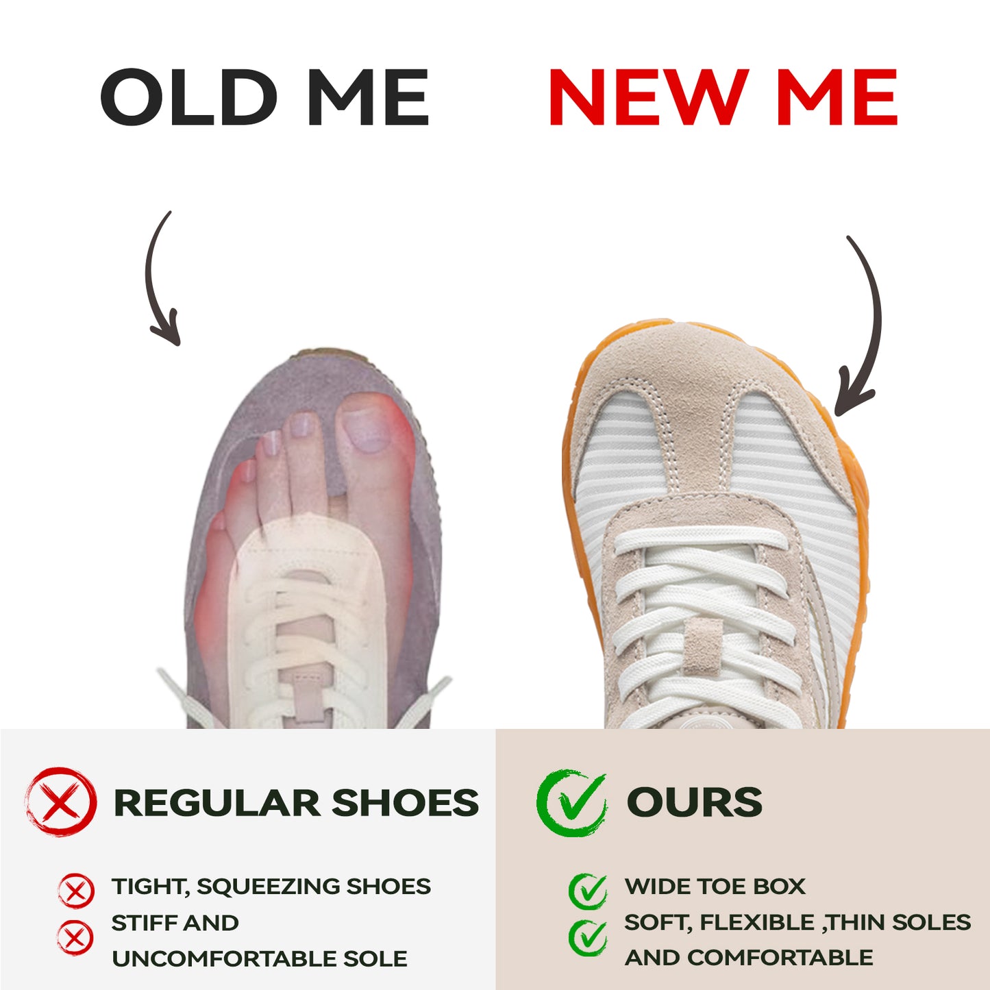 Barefoot Shoes Women Casual Sneakers,Wide Toe Box Shoes Women Zero Drop Barefoot Shoe Men,Minimalist Trail Running Shoe,Non-Slip Lightweight Breathable Comfortable Fashion Walking Hiking Shoes Unisex