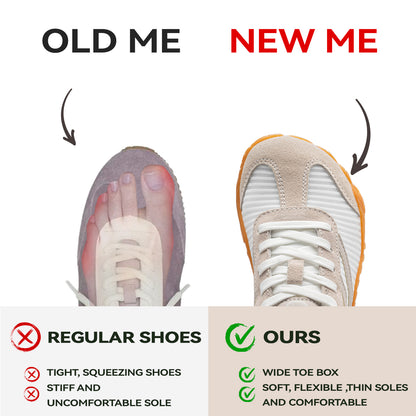 Barefoot Shoes Women Casual Sneakers,Wide Toe Box Shoes Women Zero Drop Barefoot Shoe Men,Minimalist Trail Running Shoe,Non-Slip Lightweight Breathable Comfortable Fashion Walking Hiking Shoes Unisex