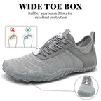Barezoey 2026 New Hiking Barefoot Shoes Womens Mens Footwear,Wide Toe Box Water Shoe for Women Men,Zero Drop Comfortable & Non-Slip Barefoot Vitality Shoe Women's Athletic Footwear for Walking Hiking