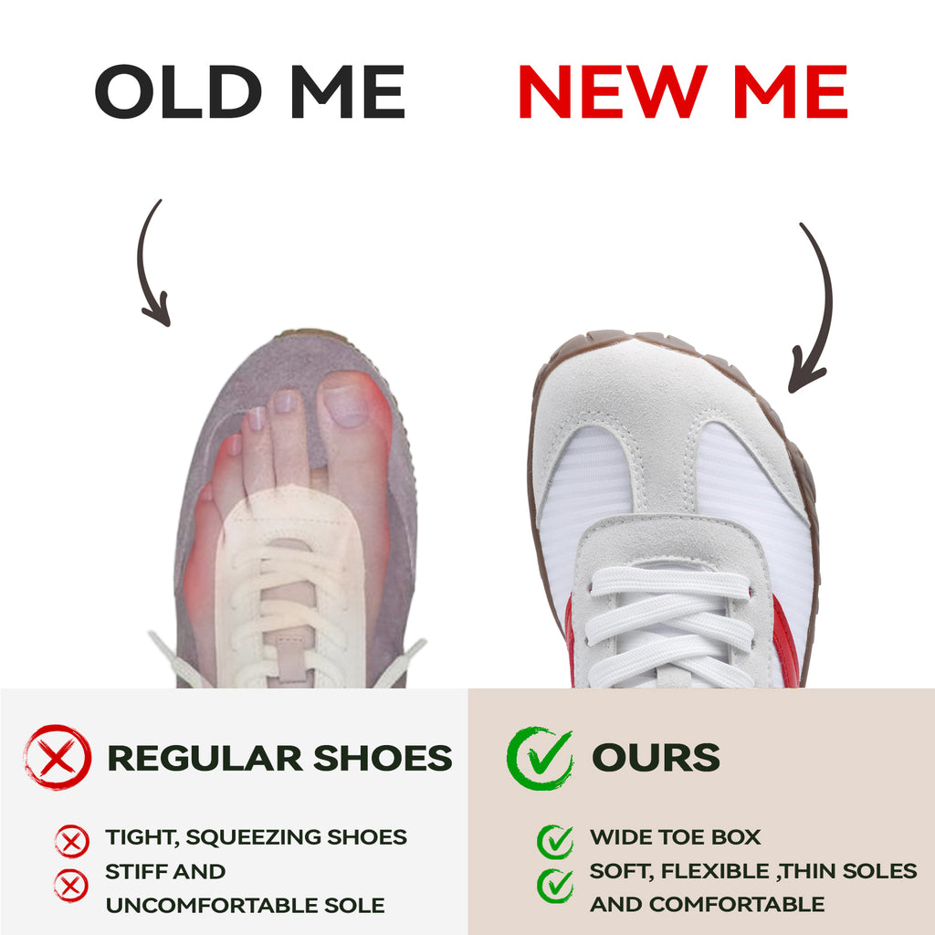 Barefoot Shoes Women Casual Sneakers,Wide Toe Box Shoes Women Zero Drop Barefoot Shoe Men,Minimalist Trail Running Shoe,Non-Slip Lightweight Breathable Comfortable Fashion Walking Hiking Shoes Unisex B1388