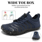 Barezoey 2026 New Hiking Barefoot Shoes Womens Mens Footwear,Wide Toe Box Water Shoe for Women Men,Zero Drop Comfortable & Non-Slip Barefoot Vitality Shoe Women's Athletic Footwear for Walking Hiking