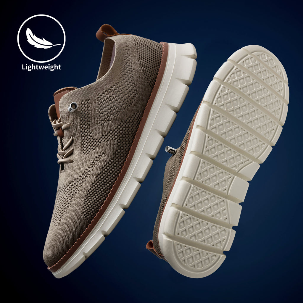 Wearbreeze Shoes for Men,Business Casual Shoes Mens,Comfortable Urban Dress Shoe for Men,Oxfords Mesh Sneakers,Breathable Upper Footwear,Lace-Up Lightweight Tennis Walking Shoe