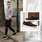 Wearbreeze Shoes for Men,Business Casual Shoes Mens,Comfortable Urban Dress Shoe for Men,Oxfords Mesh Sneakers,Breathable Upper Footwear,Lace-Up Lightweight Tennis Walking Shoe