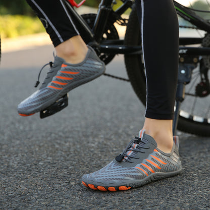 Grounded Footwear for Women Barefoot Shoes,Grounded Footwear for Mens,Hike Barefoot Shoes Womens Footwear,2025 New Comfortable Non-Slip Barefoot Vitality Shoes,Men's Women's Water Shoes Wide Toe Box