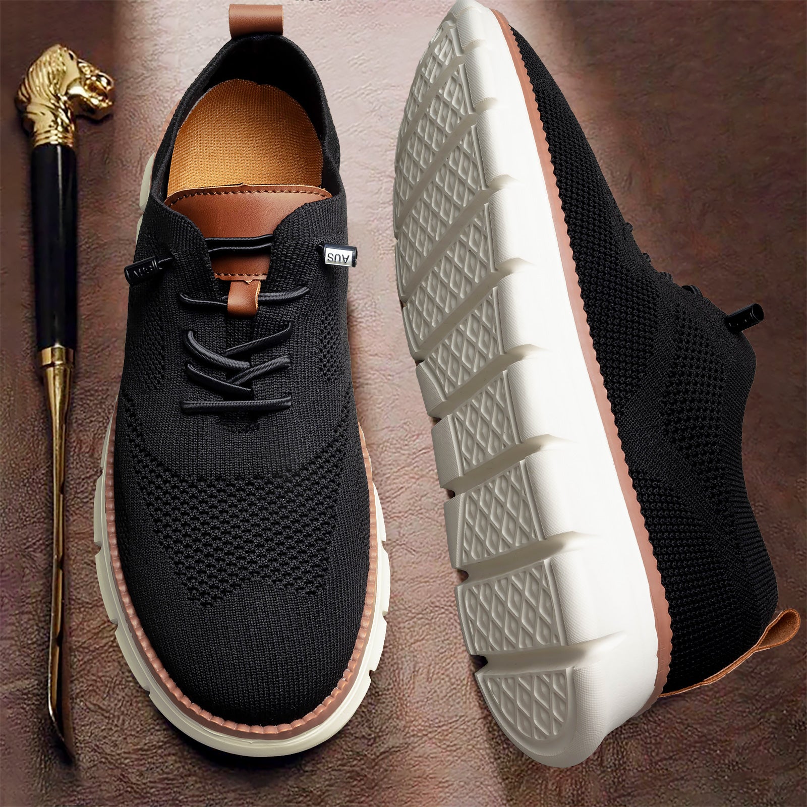 Wearbreeze Shoes for Men,Business Casual Shoes Mens,Comfortable Urban Dress Shoe for Men,Oxfords Mesh Sneakers,Breathable Upper Footwear,Lace-Up Lightweight Tennis Walking Shoe