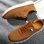 Wearbreeze Shoes for Men,Business Casual Shoes Mens,Comfortable Urban Dress Shoe for Men,Oxfords Mesh Sneakers,Breathable Upper Footwear,Lace-Up Lightweight Tennis Walking Shoe